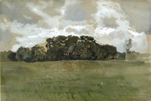 Landschaft mit grauen Wolken, 1897